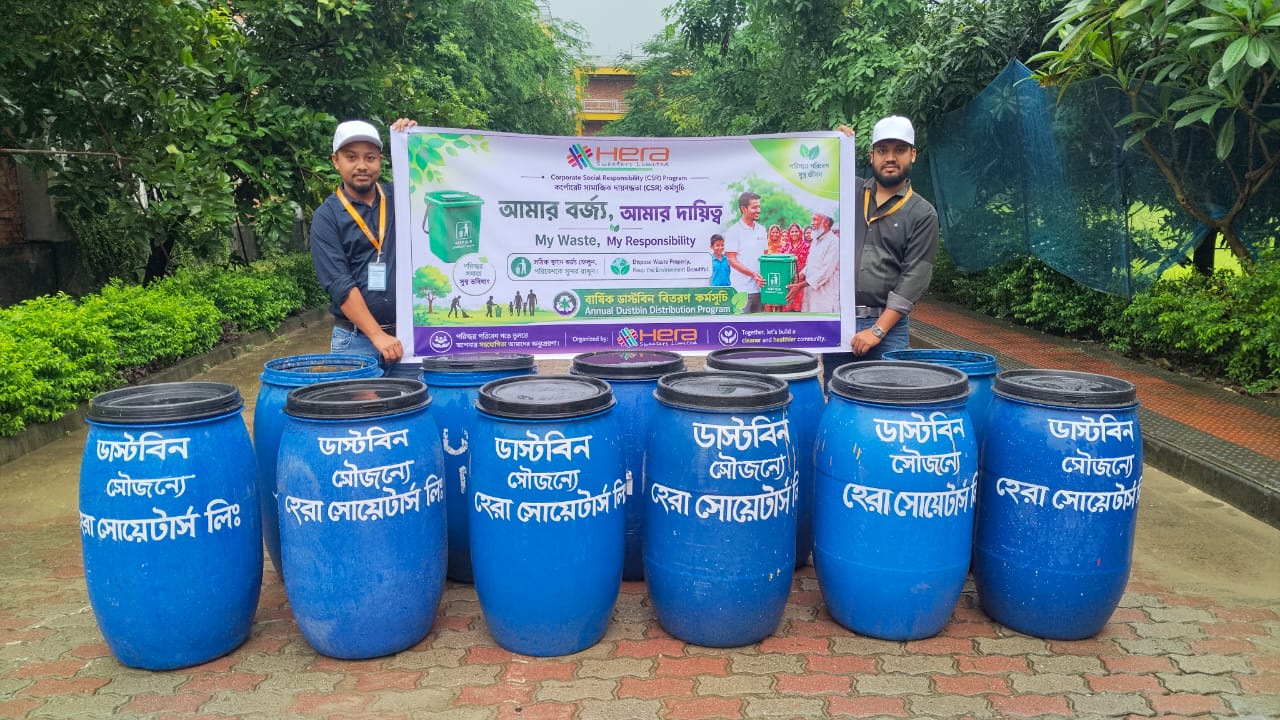 A Cleaner Tomorrow: Hera Sweaters Gifts Waste Bins to Local Schools and Markets
